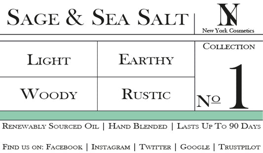 Reed Diffuser | Sage & Sea Salt