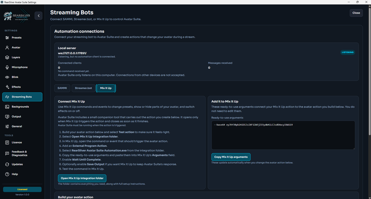 RearSilver Avatar Suite