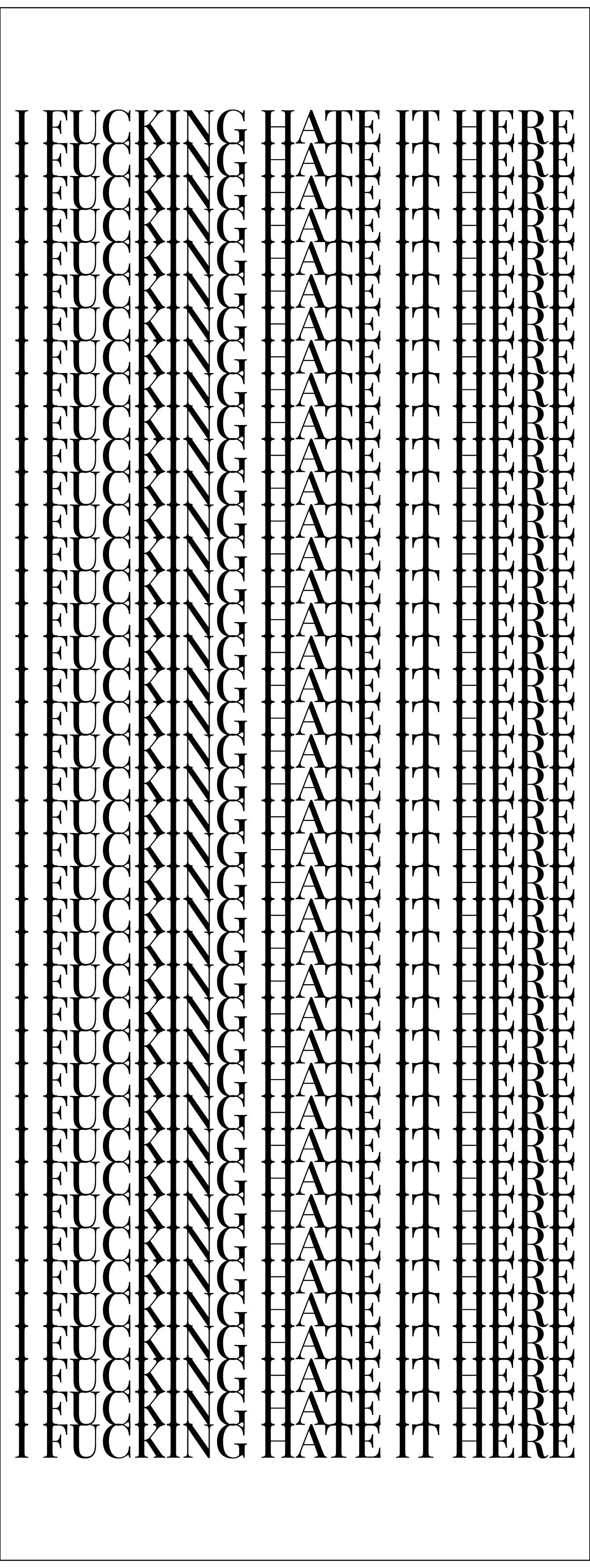 I Fucking Hate It Here Mug