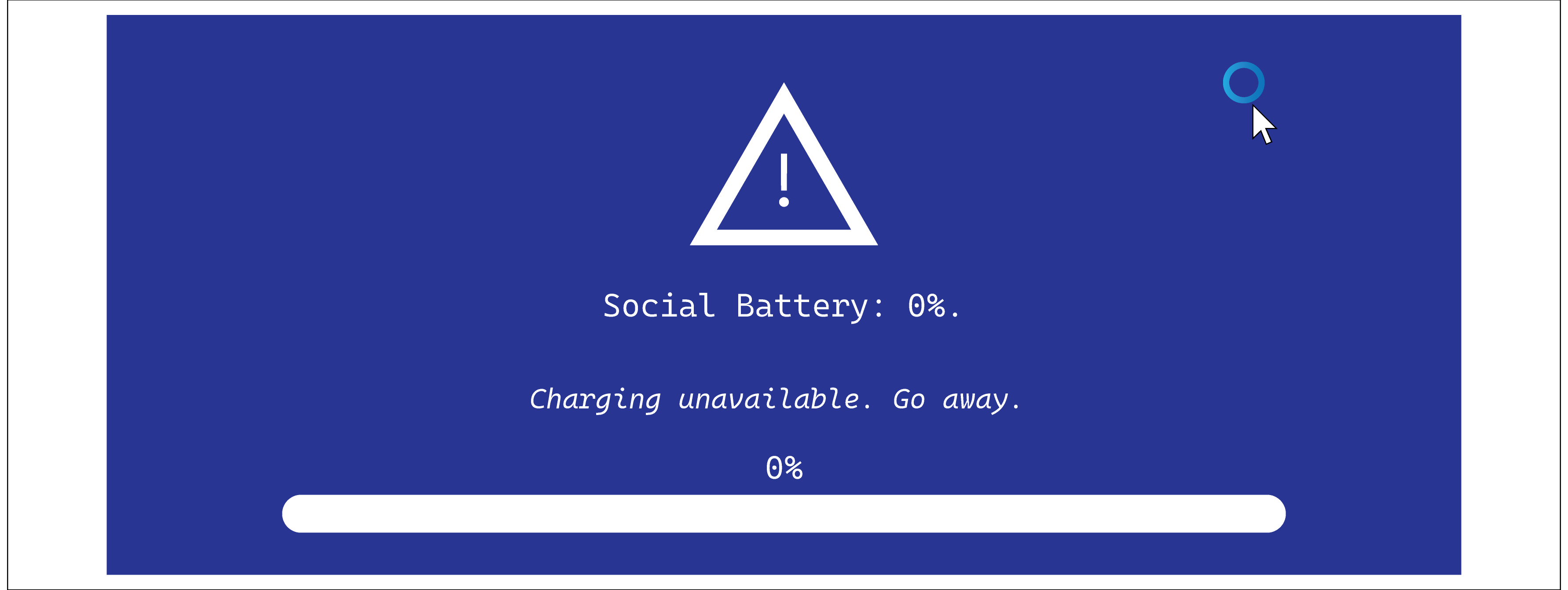 Social Battery 0%
