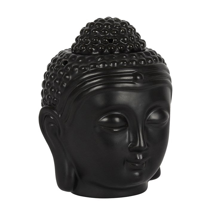 Oil Burner | Buddha Head | Small | Black