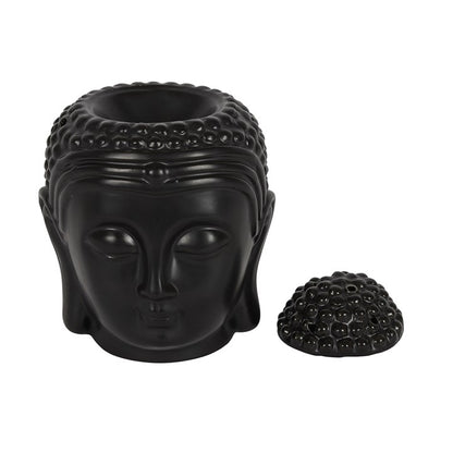 Oil Burner | Buddha Head | Small | Black