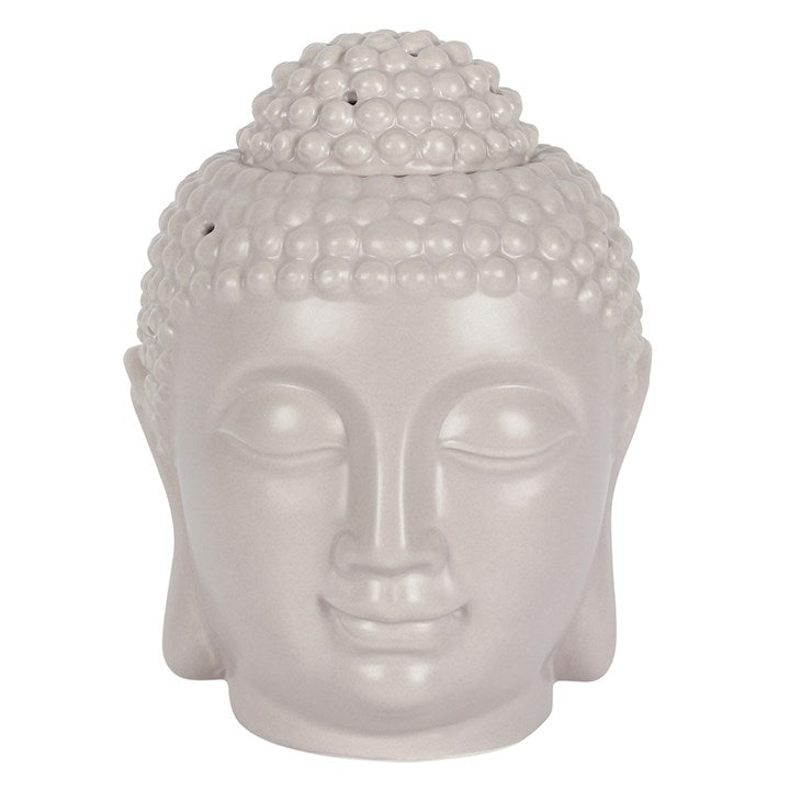 Oil Burner | Buddha Head | Large | Grey