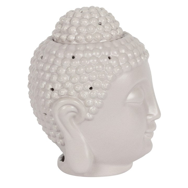 Oil Burner | Buddha Head | Large | Grey
